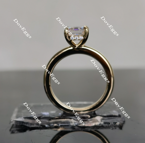 Doveggs solitaire moissanite engagement ring