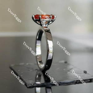 Doveggs marquise solitaire orange sapphire colored gem engagement ring