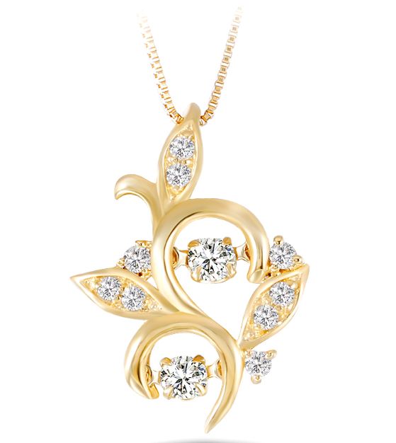 doveggs diamond pendant necklace 18k yellow gold diamond pendant necklace for women - DovEggs-Seattle