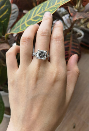 The Brooklyn split shank engagement ring