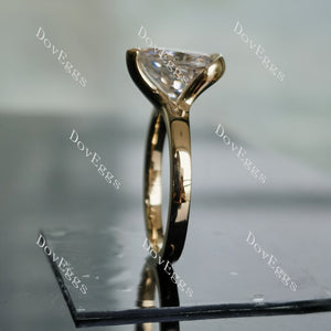 Kindal all shape solitaire moissanite engagement ring