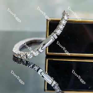 Doveggs round moissanite tennis bracelet