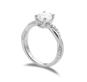 doveggs oval curved moissanite engagement ring