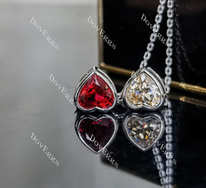 Doveggs bezel 10k gold pendant necklace (pendant only)