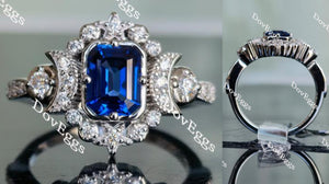 colored gem engagement ring