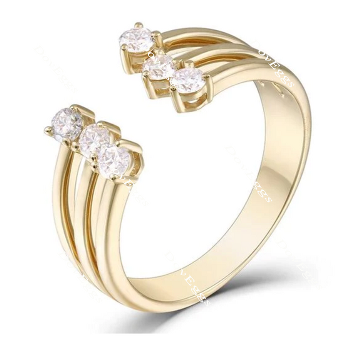 Doveggs Forever one 2.5mm moissanite /lab grown diamond wedding band - DovEggs-Seattle
