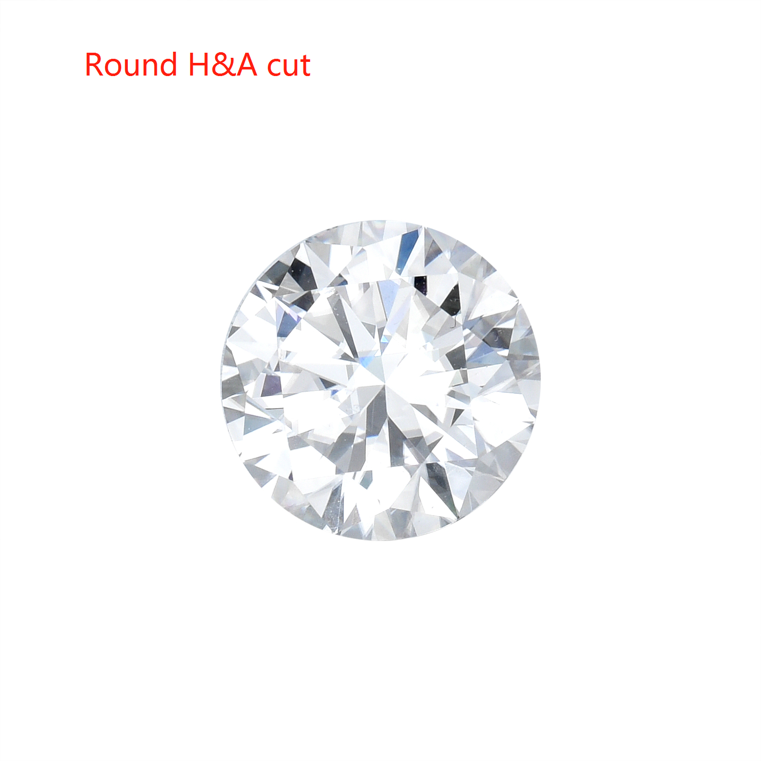 Doveggs 1ct-5ct round lab created moissanite loose stone