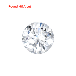 Doveggs 1ct-5ct round lab created moissanite loose stone